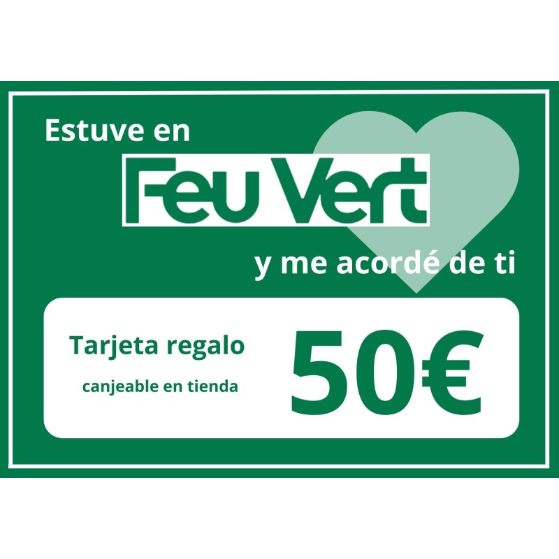 Tarjeta regalo 50€ feuvert