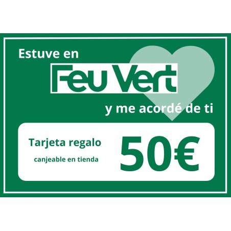 Tarjeta regalo 50€ feuvert